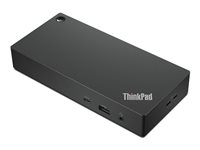 Lenovo ThinkPad Universal USB-C Dock - Dockningsstation - USB-C - HDMI, 2 x DP - 1GbE - 90 watt - Campus - för ThinkPad T16 Gen 4 21QN 40AY0090EU