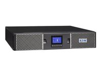 Eaton 9PX Lithium-ion - Netpack - UPS (torniin asennettava/ulkoinen) - Vaihtovirta 200/208/220/230/240 V - 1500 watti(a) - 1500 VA - 1-vaiheinen - Ethernet 10/100/1000, RS-232, USB - lähtöliittimet: 8 - 2U - 19" - musta, hopea 9PX1500IRTN-L