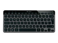 Logitech Illuminated K810 - Tangentbord - bakgrundsbelyst - trådlös - Bluetooth - Nordisk 920-004315