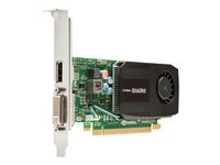 NVIDIA Quadro - Grafikkort - Quadro K600 - 1 GB GDDR3 - PCIe 2.0 x16 låg profil - DVI, DisplayPort - för Workstation Z220, Z230, Z420, Z620, Z820 C2J92AA