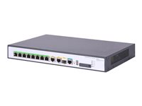 HPE FlexNetwork MSR958 PoE - Router 8-ports-switch - 1GbE - WAN-portar: 2 - rackmonterbar JH301A