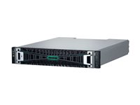 HPE Modular Smart Array 2070 10/25GbE iSCSI SFF Storage - 7th Generation - SSD-array - 46 TB - 24 fack (SAS-3) - SSD 3.84 TB x 12 - iSCSI (10 GbE), iSCSI (25 GbE) (extern) - kan monteras i rack - 2U - Smart Choice P76569-B25
