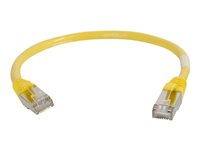 C2G Cat5e Booted Shielded (STP) Network Patch Cable - Kytkentäkaapeli - RJ-45 (uros) to RJ-45 (uros) - 1 m - STP - CAT 5e - valettu - keltainen 83810