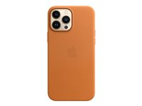 Apple - Skydd för mobiltelefon - med MagSafe - läder - golden brown - för iPhone 13 Pro Max MM1L3ZM/A