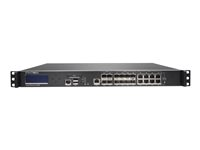 SonicWall SuperMassive 9200 - Advanced - turvalaite - sekä 1 vuoden TotalSecure - 10GbE - 1U - telineeseen asennettava 01-SSC-1717