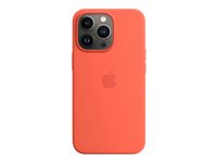 Apple - Skydd för mobiltelefon - med MagSafe - MagSafe-kompatibilitet - silikon - nektarin - för iPhone 13 Pro MN683ZM/A