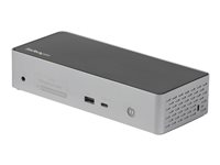StarTech.com USB-C Dock, 4K 60Hz Quad Monitor DisplayPort & HDMI, Universal USB C Docking Station with 100W Power Delivery Charging, USB Hub w/ 1x USB Type-C & 3x USB-A, Ethernet, Audio - Thunderbolt 3 Compatible (DK31C4DPPDUE) - Dockningsstation - USB-C 3.2 Gen 2 / Thunderbolt 3 - 4 x DP, 4 x HDMI - 1GbE - Storbritannien, Europa DK31C4DPPDUE