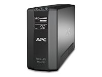 APC Back-UPS RS LCD 700 Master Control - UPS - AC 120 V - 420 Watt - 700 VA - 1-fas - USB - utgångskontakter: 6 - svart - APC Take-Back - för P/N: AR106, AR106SH4, AR106SH6, AR109SH4, AR109SH6, AR112, AR112SH4, AR112SH6, NBWL0356A BR700G