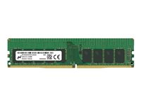 Micron - DDR4 - moduuli - 16 Gt - DIMM 288 nastaa - 3200 MHz / PC4-25600 - CL22 - 1.2 V - puskuroimaton - ECC MTA9ASF2G72AZ-3G2R