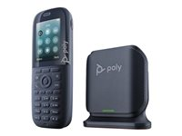 Poly Rove B2 Base Station and 30 Phone Handset Kit - Téléphone sans fil avec ID d'appelant/appel en instance - DECT - (conférence) à trois capacité d'appel - SIP, SIP v2, RTCP, RTP, SDP, SIP over TLS, SIP sur TCP, SIP sur UDP - noir 8J8W5AA#ABB