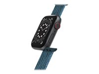 LifeProof - Band för smart klocka - Treudd - blå - för Apple Watch Hermès Series 12, SE 3, Series 10, Series 11, Series 12, Ultra 3, Ultra 4 77-83854