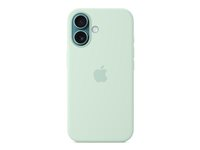 Apple - Skydd för mobiltelefon - MagSafe-kompatibilitet - silikon - blågrön - för iPhone 16 MDGP4ZM/A