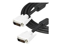 StarTech 2 m Dual Link DVI-D-kabel - M/M - DVI-kabel - dubbel länk - DVI-D (hane) till DVI-D (hane) - 2 m - svart DVIDDMM2M