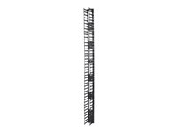 APC - Kabelhållarsats för rack - svart - 45U - TAA-kompatibel (paket om 2) - för P/N: NBPD0150, NBWL0355A, SMX2KR2UX145, SMX3KR2UNCX145, SRT1000RMXLI, SRT1000RMXLI-NC AR7585
