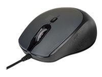 PORT Connect Professional SILENT - Mus - optisk - 3 knappar - kabelansluten - USB - svart 900711-B