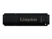 Kingston DataTraveler 4000 G2 Management Ready - USB Flash-asema - salattu - 128 Gt - USB 3.0 - FIPS 140-2 Level 3 - TAA-yhdenmukainen DT4000G2DM/128GB