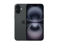 Apple iPhone 16 Plus - 5G smartphone - dual-SIM / Internminne 256 GB - OLED display - 6.7" - 2796 x 1290 pixels - 2 bakre kameror 48 MP, 12 MP - front camera 12 MP - svart MXWN3QN/A