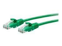 C2G 15ft (4.5m) Cat6a Snagless Unshielded (UTP) Slim Ethernet Network Patch Cable - Green - Kytkentäkaapeli - RJ-45 (uros) to RJ-45 (uros) - 4.5 m - 4.8 mm - UTP - CAT 6a - valettu, piikitön - vihreä C2G30158