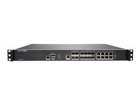 SonicWall NSa 6600 High Availability - Turvalaite - korkea saatavuus - rajoitettu käyttöoikeus - 10GbE - 1U - telineeseen asennettava 01-SSC-1097