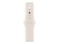 Apple - Band för smart klocka - 42mm - storlek M/L - starlight - för Watch Hermès Series 12, Hermès Series 9, SE 3, Series 10, Series 11, Series 12, Series 9 MXLM3ZM/A