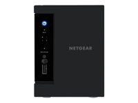 NETGEAR ReadyNAS 312 RN31221D - NAS-server - 2 fack - 2 TB - SATA 3Gb/s - HDD 1 TB x 2 - RAID 0, 1 - RAM 2 GB - Gigabit Ethernet - iSCSI support RN31221D-100EUS