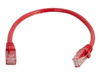 C2G Cat5e Booted Unshielded (UTP) Network Patch Cable - Kytkentäkaapeli - RJ-45 (uros) to RJ-45 (uros) - 5 m - UTP - CAT 5e - valettu, piikitön, säikeinen - punainen 83225