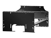 APC - Alhaalta aukeava kaapelin läpivienti - musta AR8580