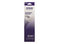 Epson - Svart, gul, cyan, magenta - tygfärgband - för LQ 300, 300+, 300+II, 300+II Colour C13S015077