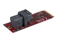 Startech U.2 to M.2 Adapter - for 1 x U.2 PCIe NVMe SSD - M.2 PCIe x4 Host Interface - U.2 SSD - M.2 PCIe Adapter - U.2 Drive (M2E4SFF8643) - Gränssnittsadapter - 2.5" - SAS - M.2 Card - röd M2E4SFF8643