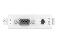 VISION TechConnect 3 VGA+3.5mm module - Modulaarisen levyn snap-in - HD-15, miniliitin: stereo, 3,5 mm TC3 VGAF3.5MM