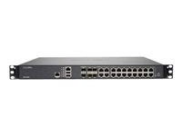 SonicWall NSa 4650 - Advanced Edition - turvalaite - 10GbE, 2.5GbE - 1U - SonicWALL Secure Upgrade Plus Program (2 vuoden vaihtoehto) - telineeseen asennettava 01-SSC-4098