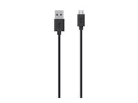 Belkin MIXIT - USB-kaapeli - Micro-USB Type B (uros) to USB (uros) - USB 2.0 - 3 m - musta F2CU012BT3M-BLK