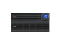 APC Easy UPS SRV SRV6KRIL - UPS (telineasennettava) - Vaihtovirta 220-240 V - 6000 watti(a) - 6000 VA - 1-vaiheinen - USB, RS-232 - lähtöliittimet: 1 - 2U - sekä Ulkoinen akuupakkaus SRV6KRIL