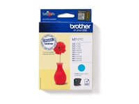 Brother LC121C - Cyan - original - bläckpatron - för Brother DCP-J100, DCP-J105, DCP-J132W, DCP-J552DW, DCP-J752DW LC121C