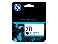 HP 711 - 38 ml - svart - original - DesignJet - bläckpatron - för DesignJet T100, T120, T120 ePrinter, T125, T130, T520, T520 ePrinter, T525, T530 CZ129A