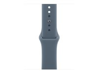 Apple - Band för smart klocka - 42mm - storlek M/L - ankare blå - för Watch Hermès Series 12, Hermès Series 9, SE 3, Series 10, Series 11, Series 12, Series 9 MFGF4ZM/A