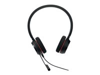 Jabra Evolve 20 MS stereo - Kuulokkeet + mikrofoni - korvien päällä - langallinen - USB-C - melua vaimentava 4999-823-189