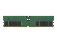 Kingston - DDR5 - moduuli - 32 Gt - DIMM 288 nastaa - 4800 MHz / PC5-38400 - CL40 - 1.1 V - puskuroimaton - non-ECC malleihin Lenovo ThinkCentre M80s Gen 3; M80t Gen 3; M90t Gen 3; ThinkStation P360 Ultra KCP548UD8-32