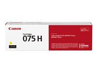 Canon 075 H - Hög kapacitet - gul - original - box - tonerkassett - för imageCLASS LBP646Cdw, LBP647Cdw, MF662Cdw, MF663Cdw, MF665Cdw 6366C002