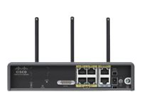Cisco 819 Secure Hardened Router and Dual WiFi Radio - Trådlös router 4-ports-switch Dubbelband - återanvänd C819HWD-A-K9-RF