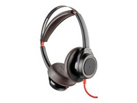 HP Poly Blackwire 7225 - Blackwire 7200 series - headset - kabelansluten - USB-C - TAA-kompatibel 7W076AA
