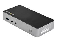StarTech.com USB-C-dockningsstation - dockningsstation för bärbar dator med dubbelskärm för HDMI 1080p - strömförsörjning på 60 W - 1 st. USB-C, 3 st. USB-A, ethernet - dockningsstation för Dual Video-visning med USB 3.1 Gen 1 Type-C - Mac och Windows - Dockningsstation - USB-C 3.1 - 2 x HDMI - 1GbE - 90 Watt - Europa DK30CHHPDEU