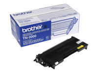 Brother TN2000 - Musta - alkuperäinen - väriainekasetti malleihin Brother DCP-7010, DCP-7010L, DCP-7025, MFC-7225n, MFC-7420, MFC-7820N; FAX-2820, 2825 TN2000