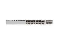 Cisco Catalyst 9200 - Förbättrad VRF, Network Advantage - switch - L3 - smart - 24 x 10/100/1000 (PoE+) + 4 x 10 Gigabit SFP+ - rackmonterbar - PoE+ C9200-24PB-A
