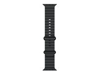 Apple - Band för smart klocka - 49 mm, svart titanfinish - 130 - 200 mm - svart - för Watch Hermès Series 12, SE 3, Series 10, Series 11, Series 12, Ultra 3, Ultra 4 MYPD3ZM/A