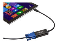 Kensington VM1000 Mini DisplayPort to VGA Adapter - Videomuunnin - DisplayPort - VGA - musta K33987WW