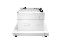HP Paper Feeder and Stand - skrivarstativ med pappersmatare - 2550 ark J8J92A