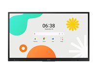 Samsung Interactive Display WA86F - 86" Diagonal klass WAF Series LED-bakgrundsbelyst LCD-skärm - utbildning/företag - med pekskärm (multitouch) - Android - 4K UHD (2160p) 3840 x 2160 - svart LH86WAFWLGCXEN