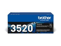 Brother TN3520 - Svart - original - tonerkassett - för Brother HL-L6400DWTT, MFC-L6900DW Custom UI, MFC-L6900DWTZ, MFC-L6970DW, MFC-L6970DWT TN3520