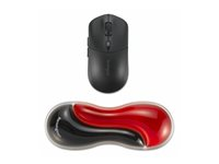 Kensington Duo Gel - Handledsstöd - slimmad - röd K62440WW
